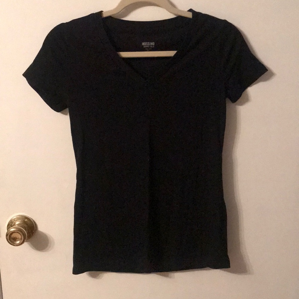 Black Mossimo V Neck T-Shirt